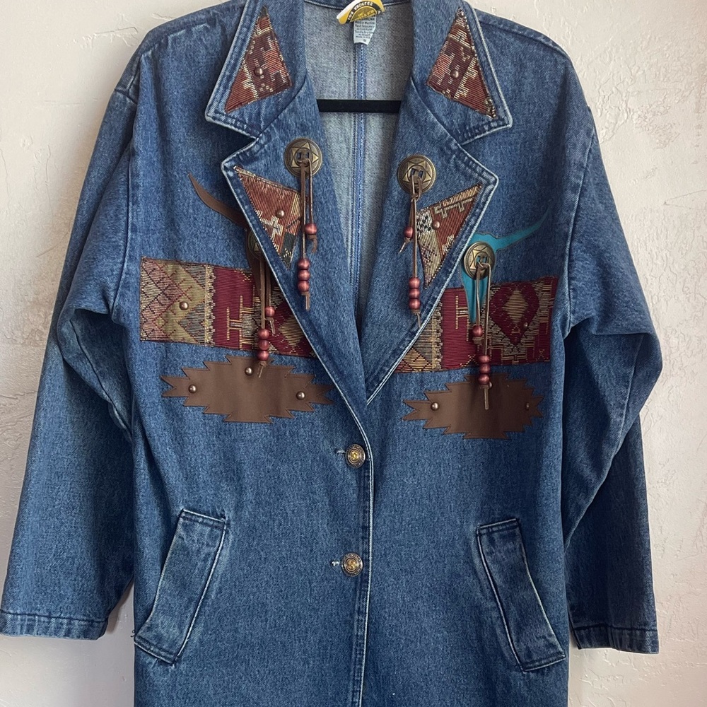 Vintage Designs Limited Los Angeles long Denim Coat